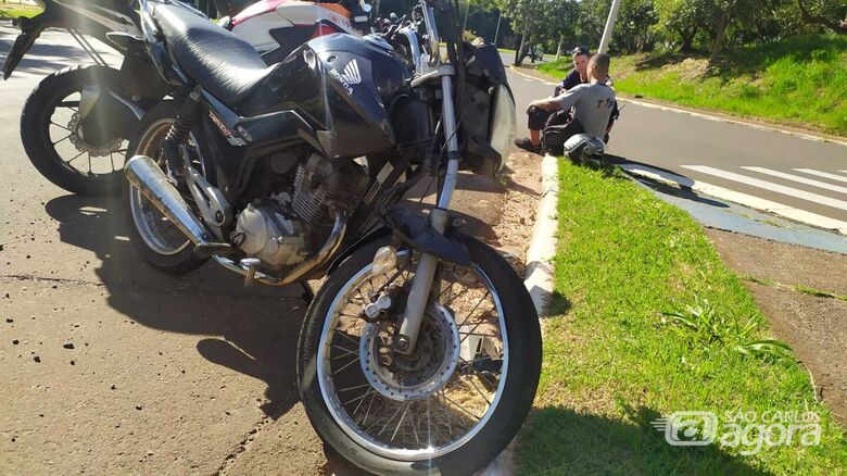 Colisão deixa motociclista ferido no Parque Faber - Crédito: Maycon Maximino
