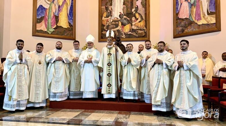 Diocese de São Carlos ganhou oito novos sacerdotes - Crédito: Reprodução/Diocese