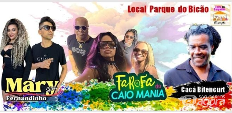 Neste domingo tem Feira da Barganha com muita música ao-vivo no Jardim Bicão -