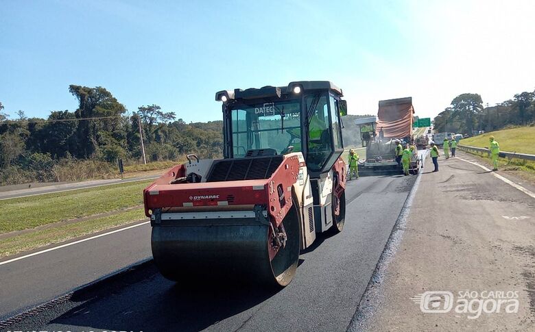 Obras SP310 - Crédito: divulgação