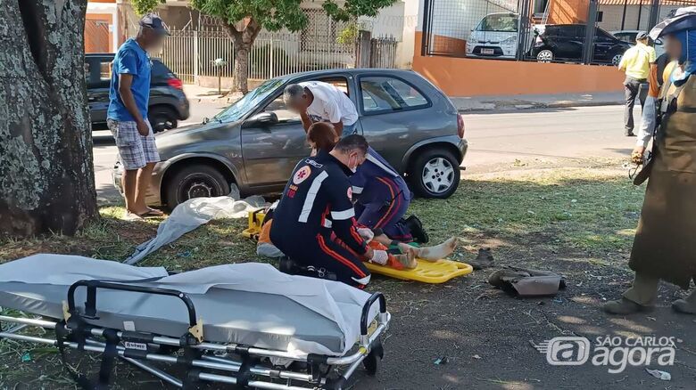 Motorista sem habilitação atropela dois trabalhadores na Vila Prado - Crédito: Maycon Maximino
