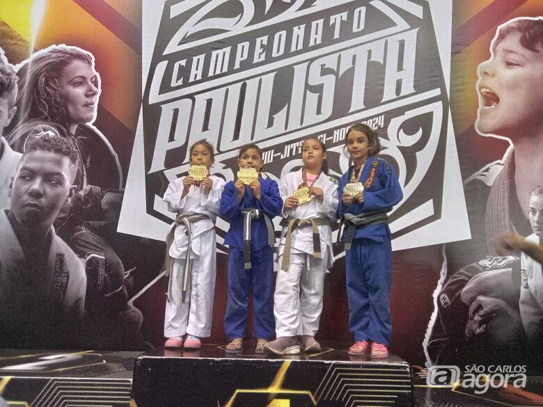 Equipe são-carlense brilhou no Paulista de Jiu-Jitsu - Crédito: Divulgação