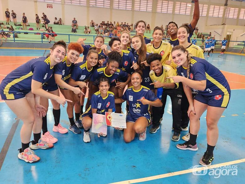 Equipe adulta comemora mais uma vitória na Copa Derla - Crédito: Divulgação