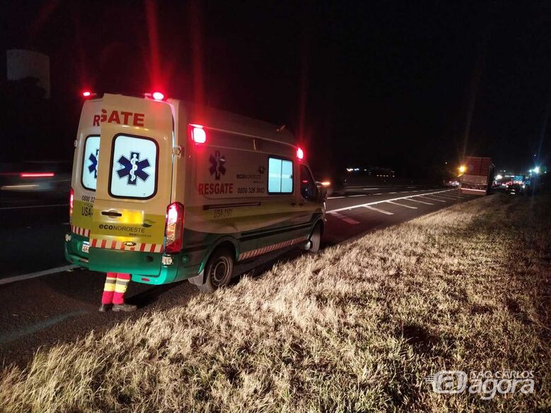 Homem é atropelado na Washington Luiz - Crédito: Maycon Maximino