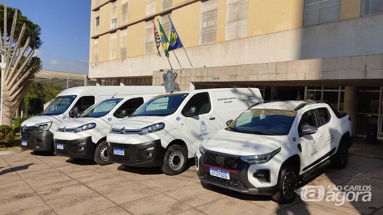 Prefeitura entrega quatro novos carros para a Secretaria de Saúde - Crédito: Divulgação