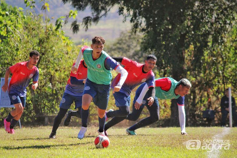 Grêmio treina sob o comando de Grasseli: alcateia afia as garras para encarar o Rio Claro - Crédito: Fernando Zanderin Júnior