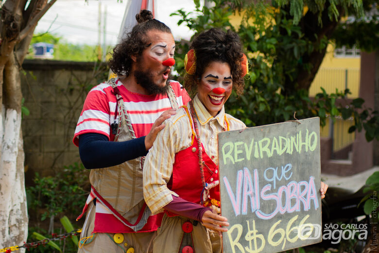 Buiú & Teta Palhaçando Por aí se apresentam em São Carlos de 04 a 07 de julho - 