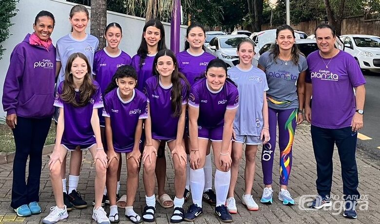 Colégio Planeta é campeão regional de Futsal Feminino Sub14 - Crédito: Divulgação