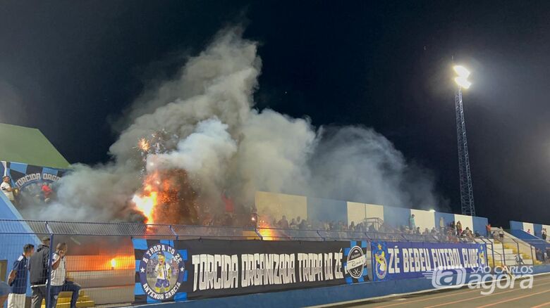 Torcida do Zé Bebeu faz a festa em Ibaté após a importante vitória na Série Ouro da Champions Cup - Crédito: Divulgação