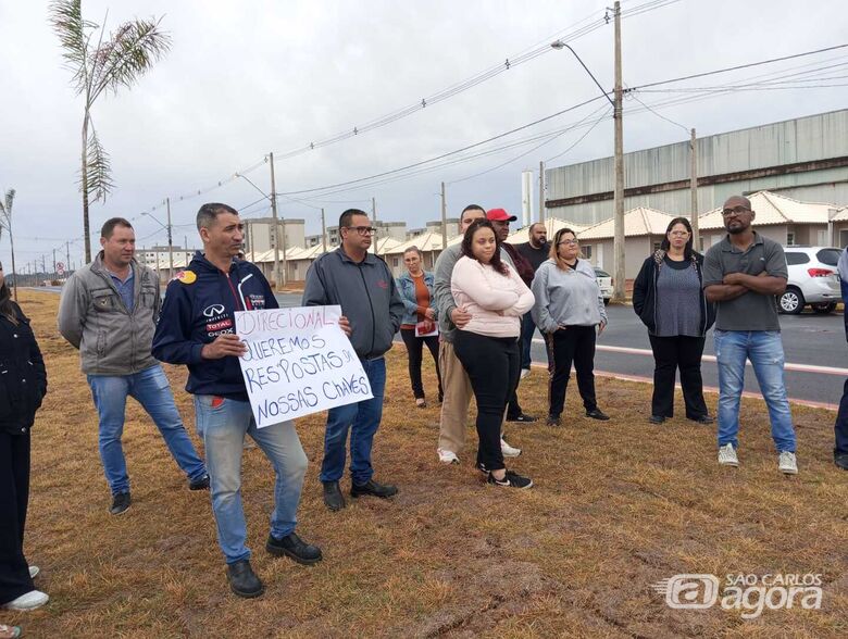 Manifestação ocorreu na tarde de hoje - Crédito: divulgação