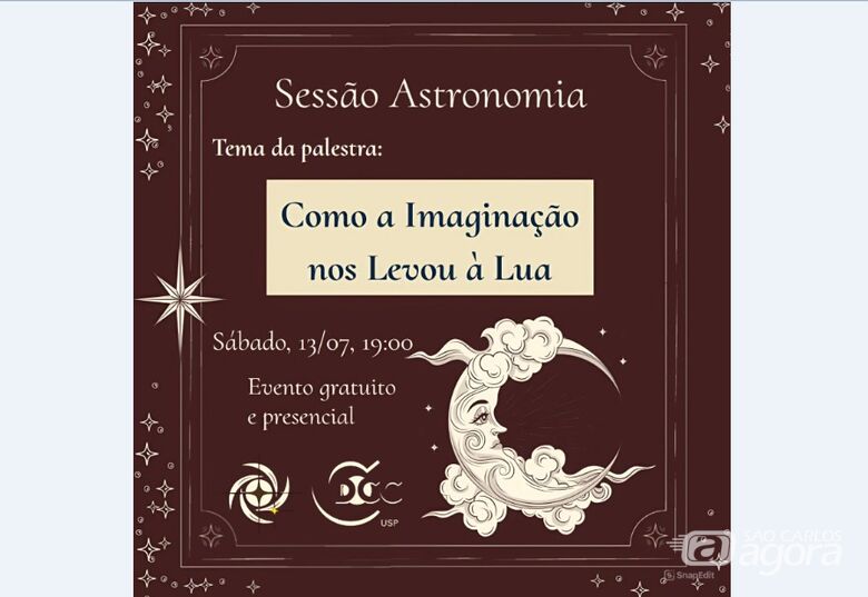 Descubra “Como a Imaginação nos Levou à Lua” na Sessão Astronomia no CDCC - 