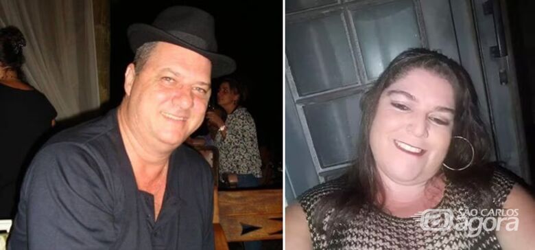 José Francisco Veroneze, motorista do micro-ônibus e a passageira Karina Helena Gomes da Silva - Crédito: arquivo pessoal