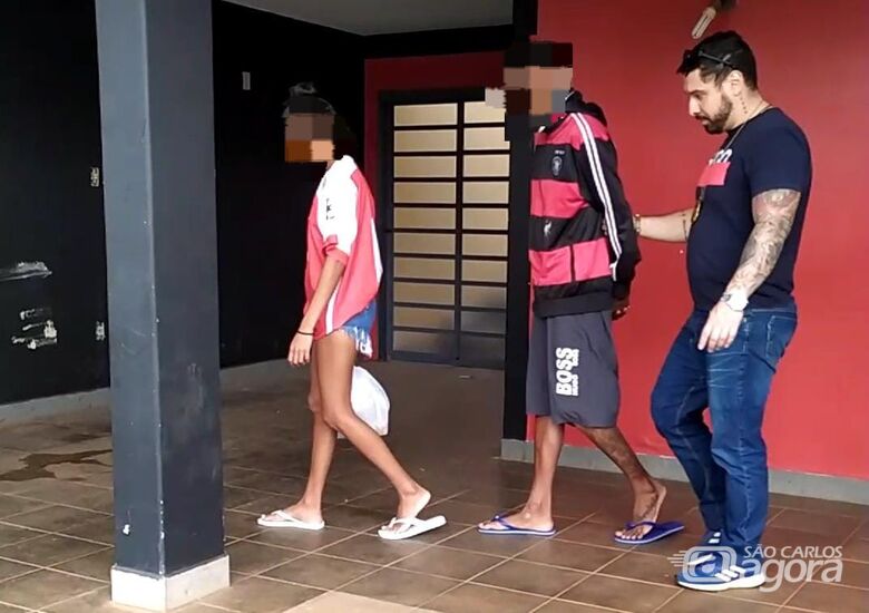 Polícia Civil prende em Ibaté, casal procurado pela Justiça - Crédito: Divulgação