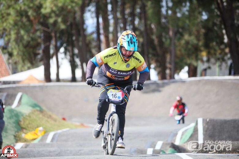 Time são-carlense fez bonito na quinta etapa do Paulista de BMX - Crédito: Divulgação