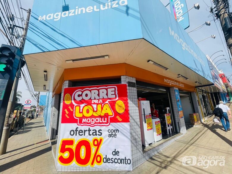 Corre para o Magalu : descontos de 50% em todos os setores
 - 