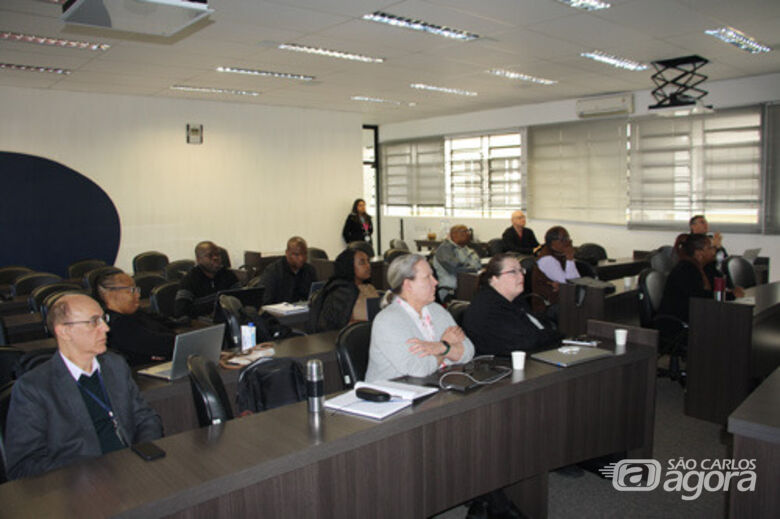 Delegação da University of South Africa visita o IFSC/USP São Carlos - Crédito: Divulgação