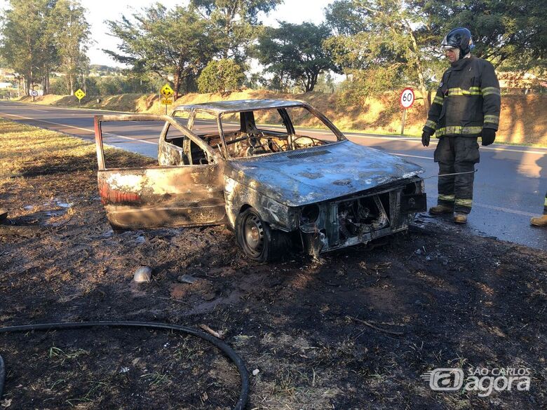 Uno ficou destruído - Crédito: Gabriel Henrique