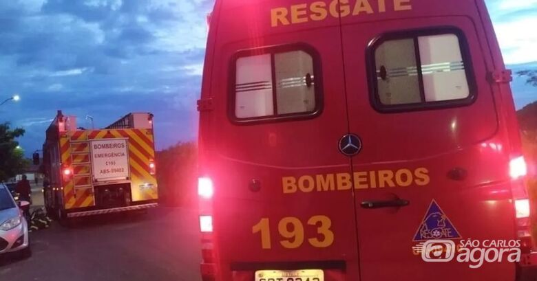 Corpo de Bombeiros foi acionado para atender a ocorrência - Crédito: Flávio Fernandes 