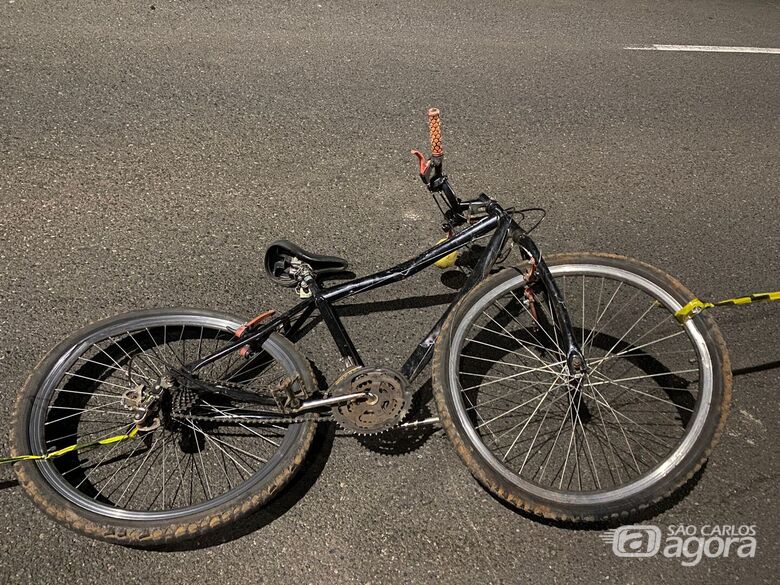 Bicicleta da vítima - Crédito: Flávio Fernandes