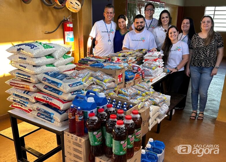 Instituto ADN entrega mais de meia tonelada de alimentos em doações à Nave Sal da Terra - 