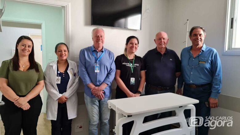 Santa Casa recebe visita do Sindicato Rural para apresentação de quarto reformado na Maternidade - Crédito: Divulgação