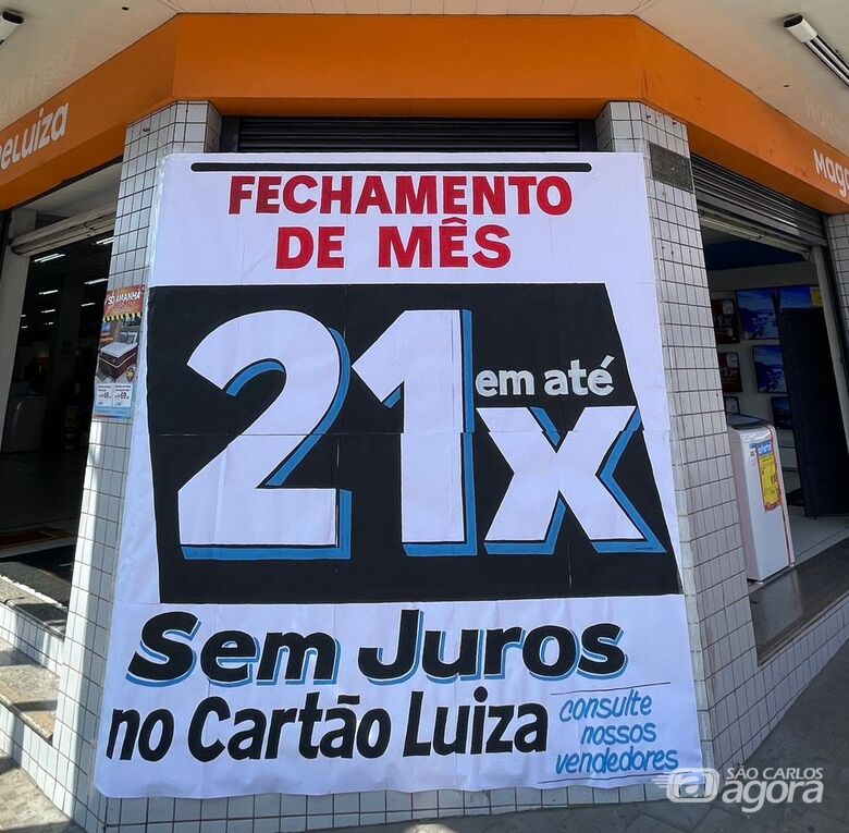 Imperdível: Compre em até 21x sem juros no Super Fechamento de Mês no Magalu -