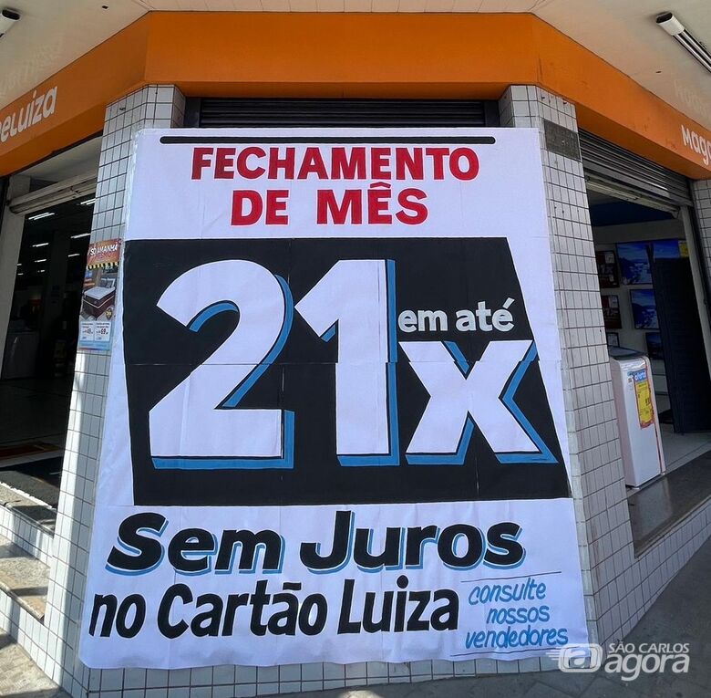 Imperdível: Compre em até 21x sem juros no Super Fechamento de Mês no Magalu - 