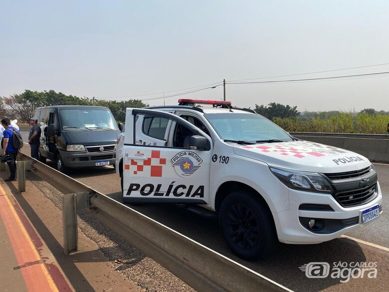 Movimentação policial no local - Crédito: Flávio Fernandes