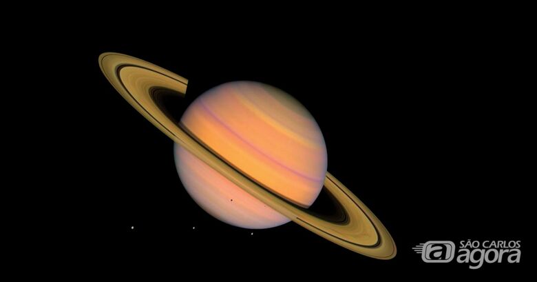 Vamos falar de Saturno? O planeta é tema da Sessão Astronomia da semana - Crédito: Divulgação