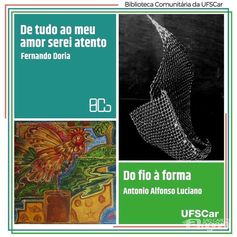 Exposição conjunta na BCo da UFSCar: Fernando Doria e Antonio Luciano expõem trabalhos - Crédito: Divulgação