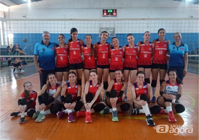 Equipe infantil fez um jogo empolgante e está em segundo lugar na APV - Crédito: Ze_Photografy