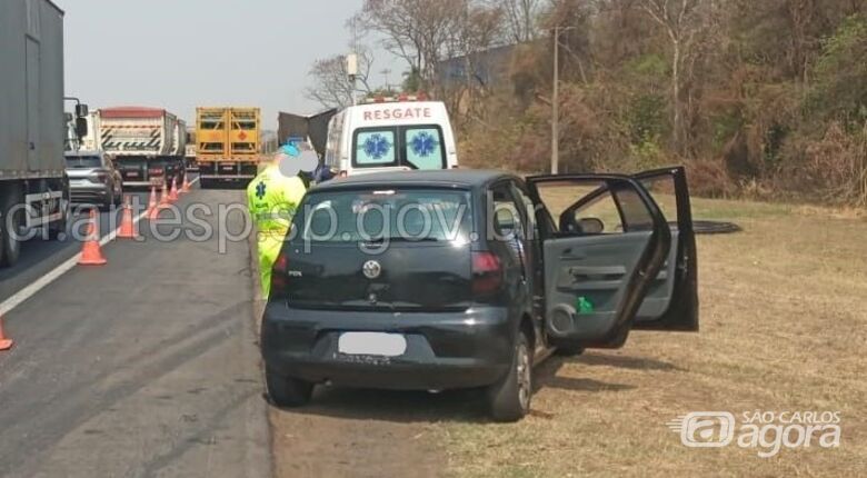 Três veículos se envolvem em engavetamento na Washington Luís, em Rio Claro - 