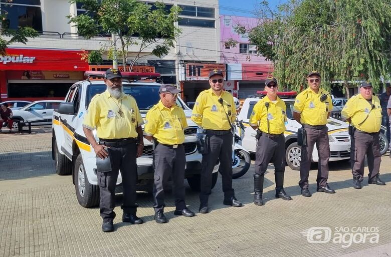 Agentes de trânsito de São Carlos - Crédito: divulgação