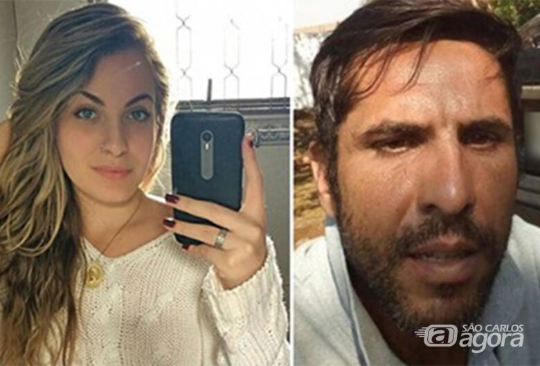 Mariana (vítima) e Rodrigo, assassino - Crédito: arquivo