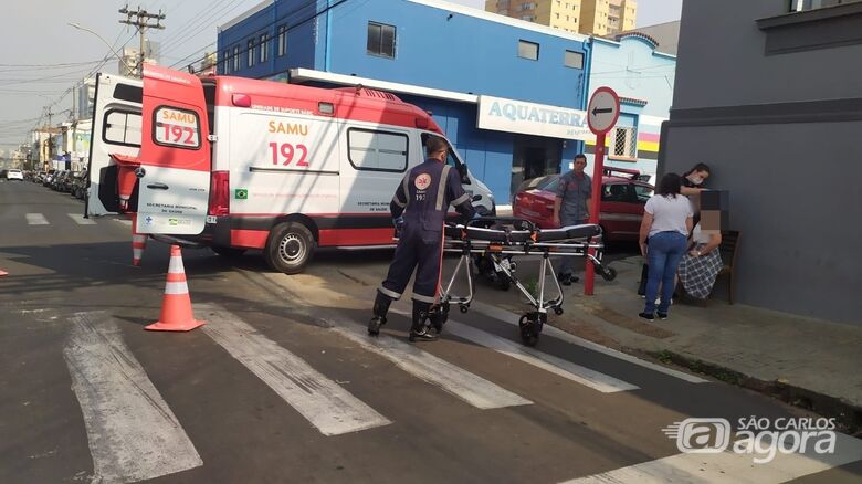 Acidentes com motos deixam dois feridos na manhã desta terça-feira em São Carlos - 