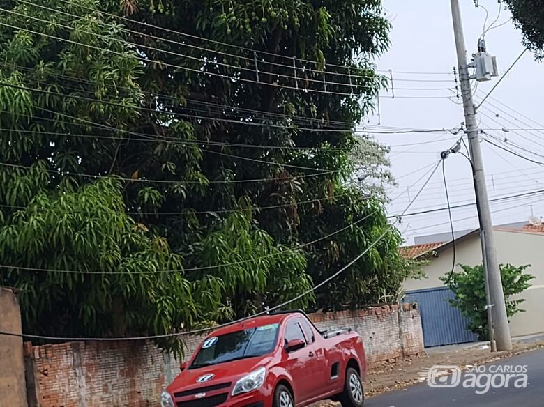 Fios e cabos soltos se tornaram um problema - Crédito: divulgação