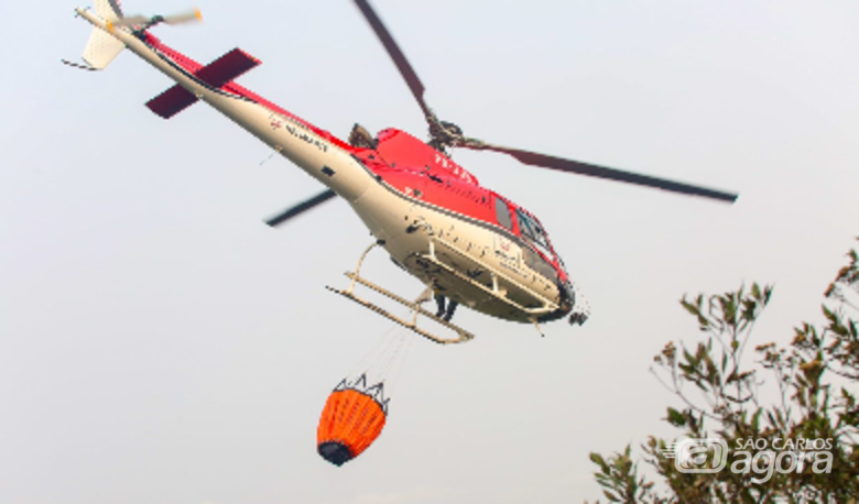 Estado de SP tem 20 aeronaves à disposição para atender ocorrências de incêndios. Foto: Marcelo S. Camargo/Governo de SP - Crédito: Divulgação 