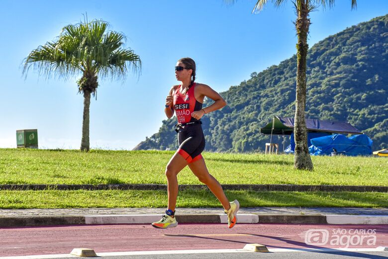 Maria Luiza durante o Troféu Brasil: "fiquei muito feliz em representar o Estado nesta competição e ainda vão vir muitas outras e quem sabe um dia representar o Brasil em uma Olimpíadas" - Crédito: Divulgação