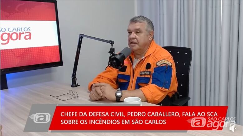 Diretor da Defesa Civil fala sobre sobre incêndios que atingiram São Carlos nesta quarta-feira - 