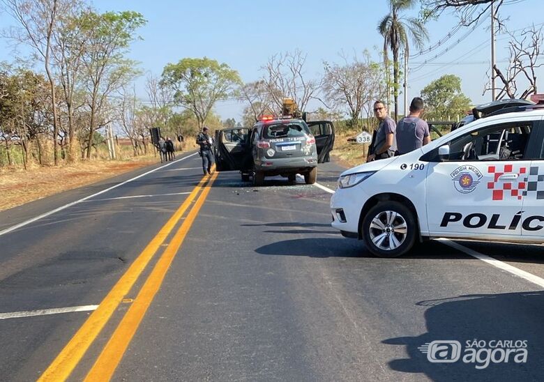 Troca de tiros termina com 3 criminosos e um PM mortos - Crédito: redes sociais