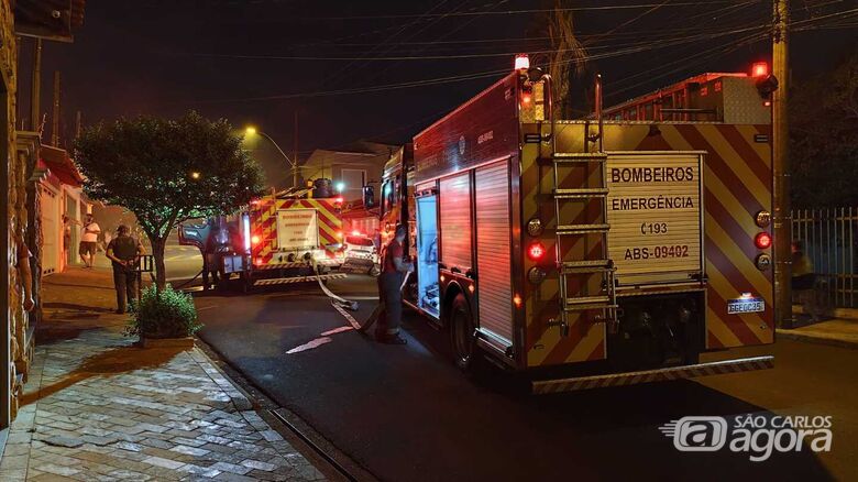 Bombeiros no local - Crédito: Maycon Maximino