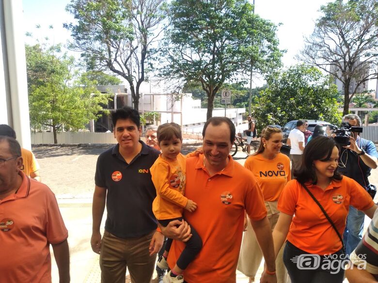 Mario Casale votou na manhã desta segunda-feira na USP - Crédito: Abner Amiel 