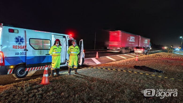 Acidente ocorreu perto de posto de serviços no km 220 - Crédito: arquivo