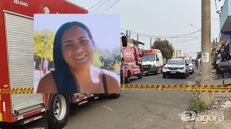 Local da ocorrência e Ana Pamela no detalhe - Crédito: arqui pessoal