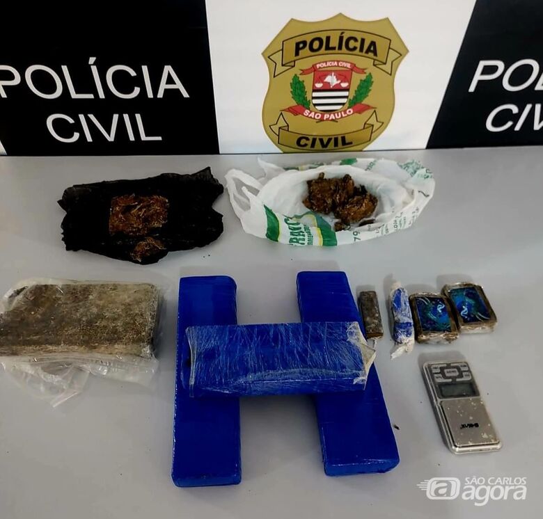 Droga foi apreendida pelos policiais da Dise - Crédito: Divulgação