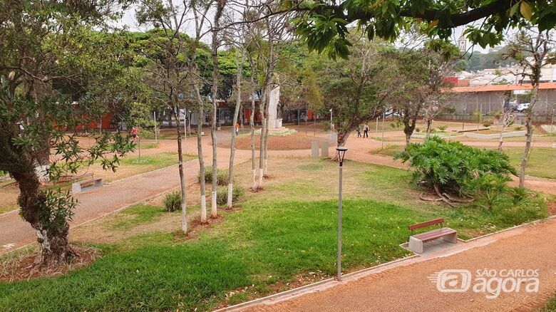 Prefeitura finaliza revitalização da Praça dos Voluntários - Crédito: Divulgação