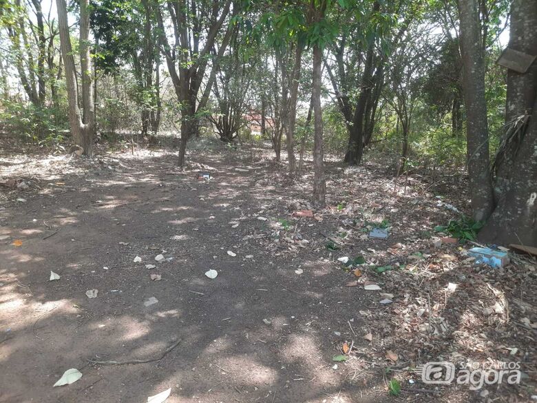 Área limpa no Jardim Tangará: três moradores realizaram mutirão e revitalizaram área de 2 mil metros quadrados - Crédito: Marcos Escrivani