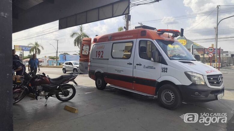 Acidente deixou motociclista ferido em cruzamento na Avenida Getúlio Vargas - Crédito: Maycon Maximino