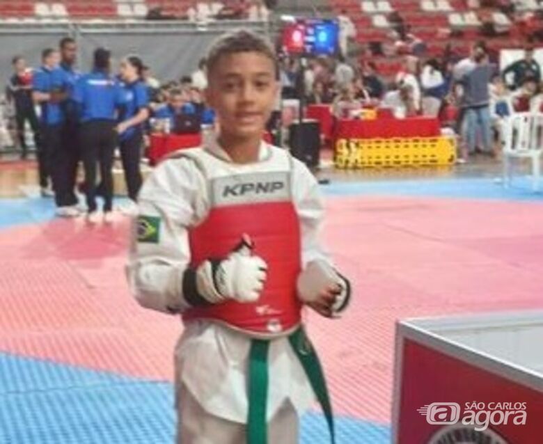 São-carlense de 11 anos conquista bi na Copa São Paulo de Taekwondo - 