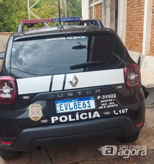 Policiais civis prendem procurado por ameaça em Ribeirão Bonito - Crédito: Divulgação